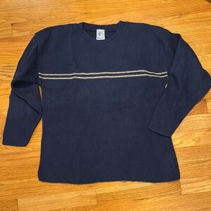 Utility Navy Blue Crewneck Sweater